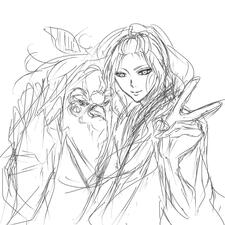 軍鶏と擬人化軍鶏/ふらっぺさん